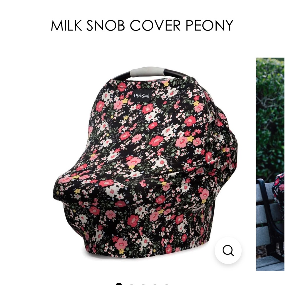 Milk snob peony breastfeeding cover